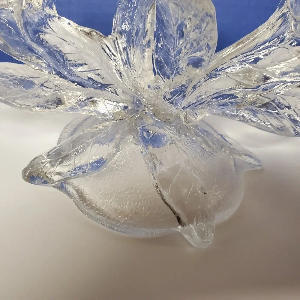 Vintage Cambridge Everglade Double Light Candle‎ Holder  Clear Glass
